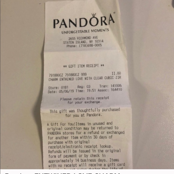 Pandora ENTWINED LOVE CHARM - Picture 4 of 4